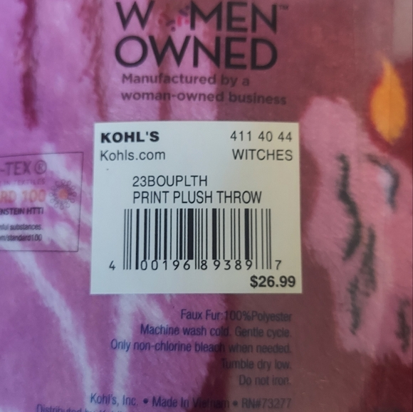 🆕️ Big One Witch Throw Blanket - Picture 4 of 4